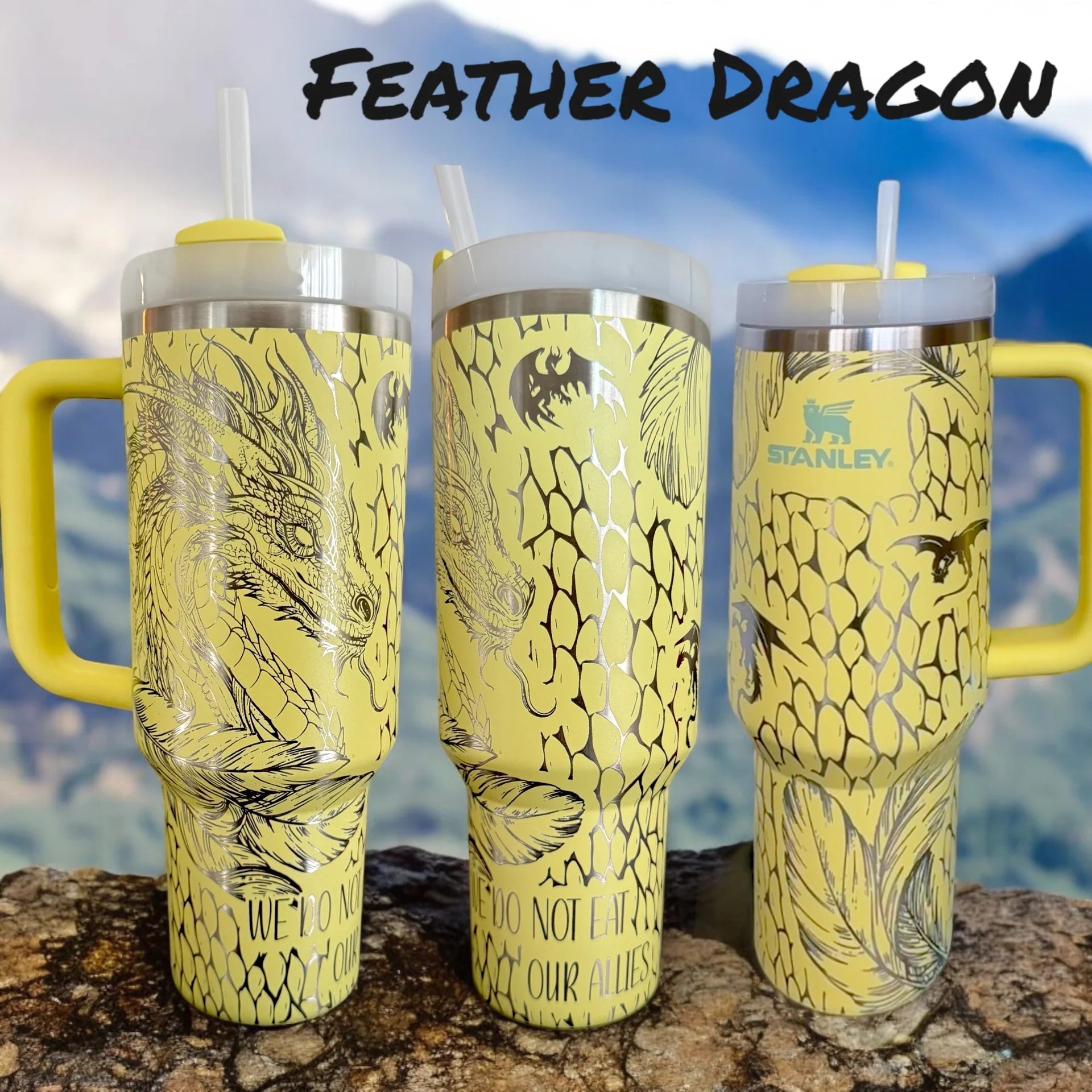 Feather Dragon Tumbler
