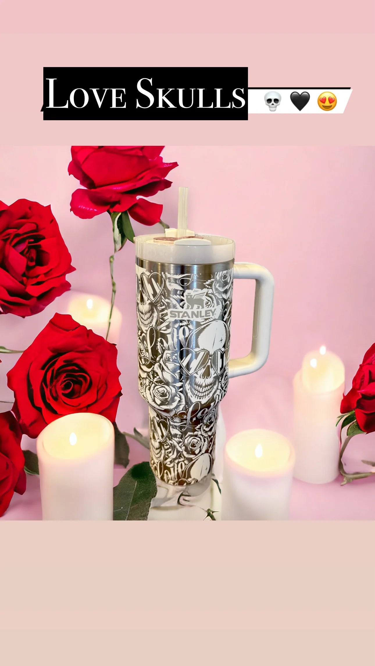 Love Skulls Tumbler
