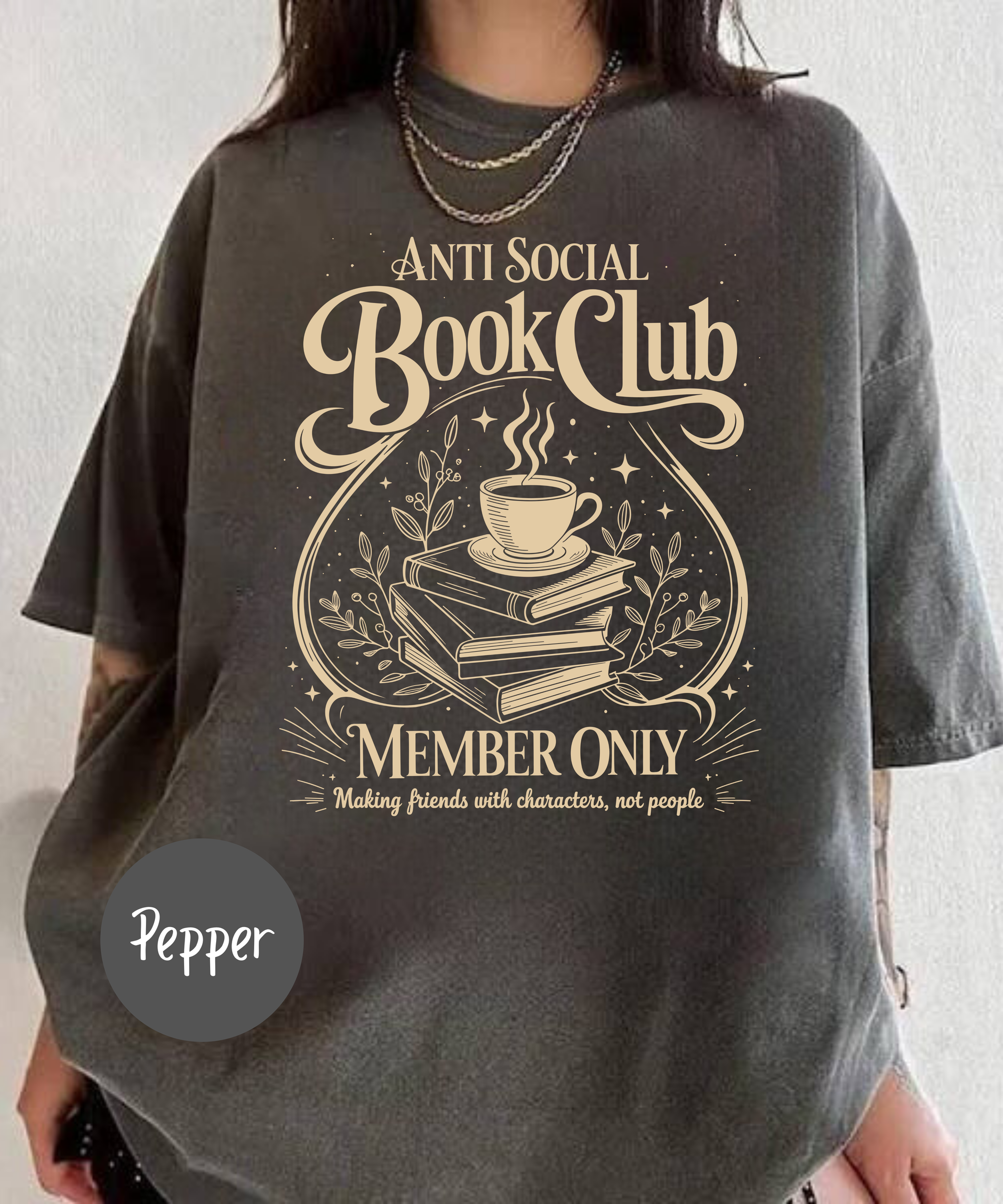Anti Social Book Club Tee