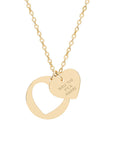 Well the F Aware Heart Cutout Necklace