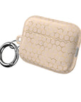 AirPod Case — Golden Honeycomb