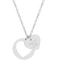 Well the F Aware Heart Cutout Necklace