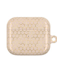 AirPod Case — Golden Honeycomb