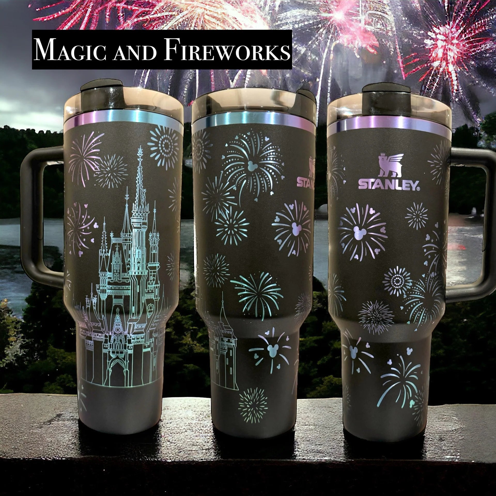 Magic and Fireworks Tumbler