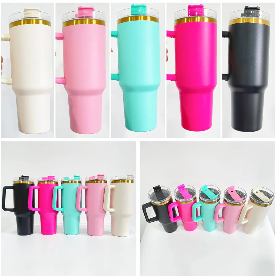 Engraved 40oz Gold Tumbler Dupes