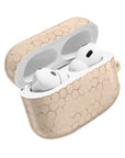 AirPod Case — Golden Honeycomb