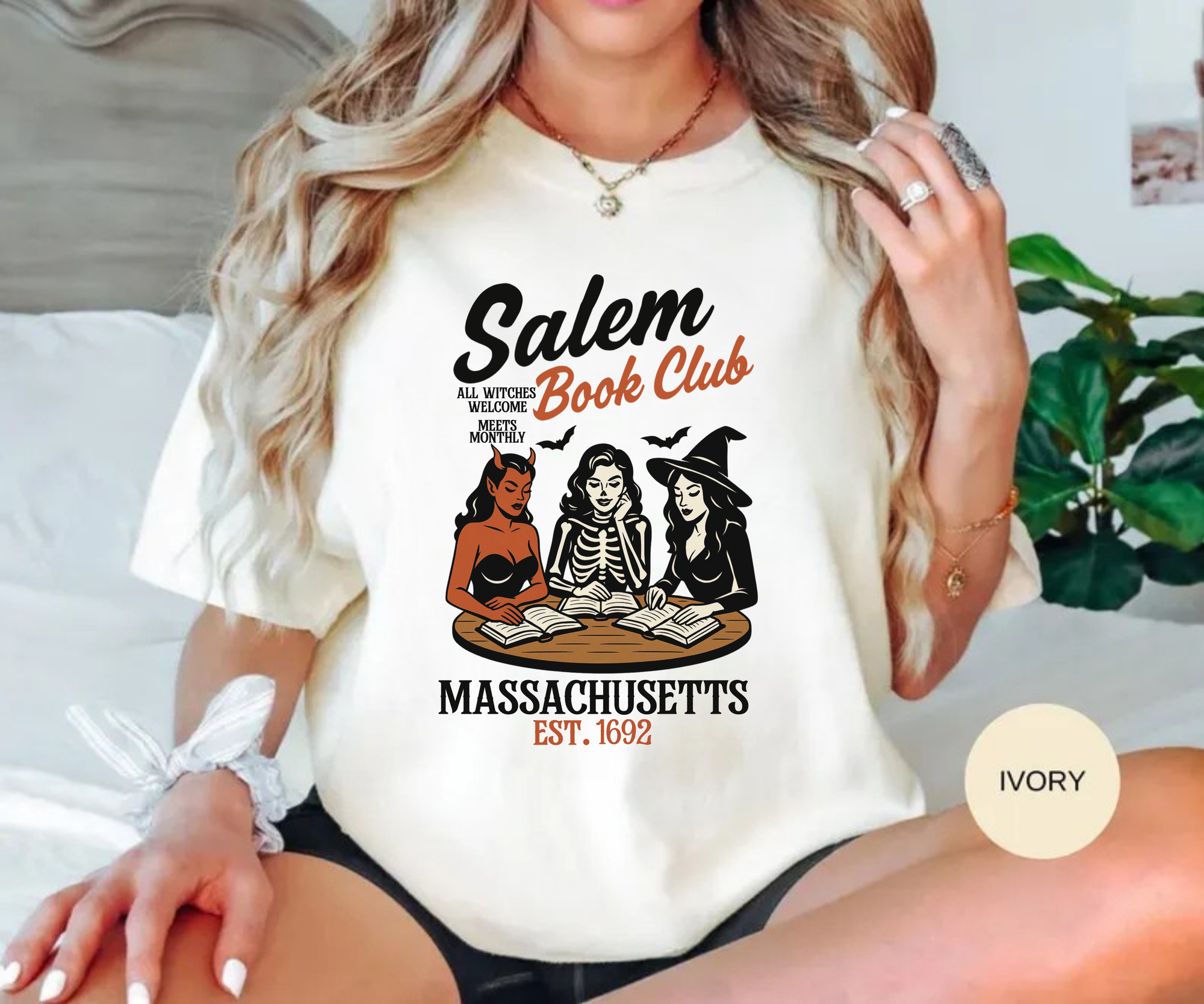 Salem Book Club Tee