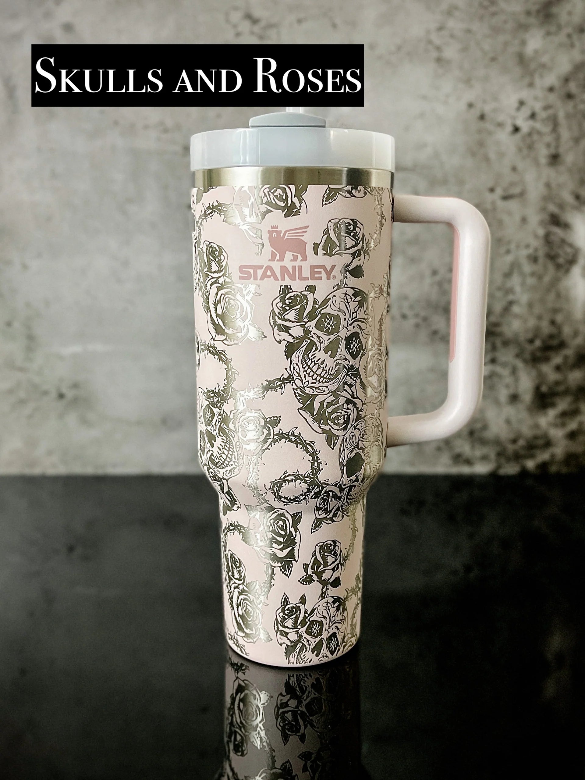 Skulls and Roses Tumbler