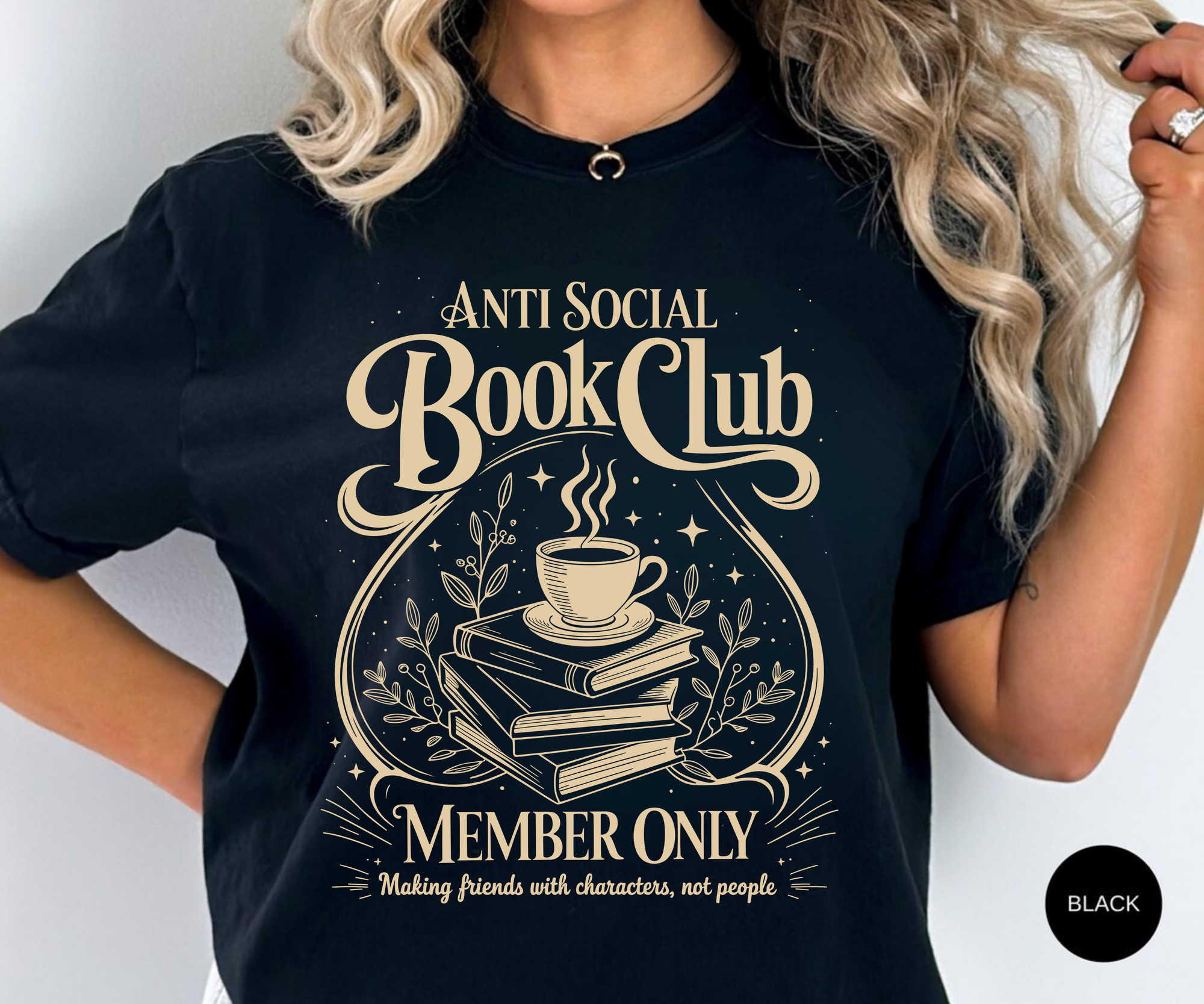 Anti Social Book Club Tee