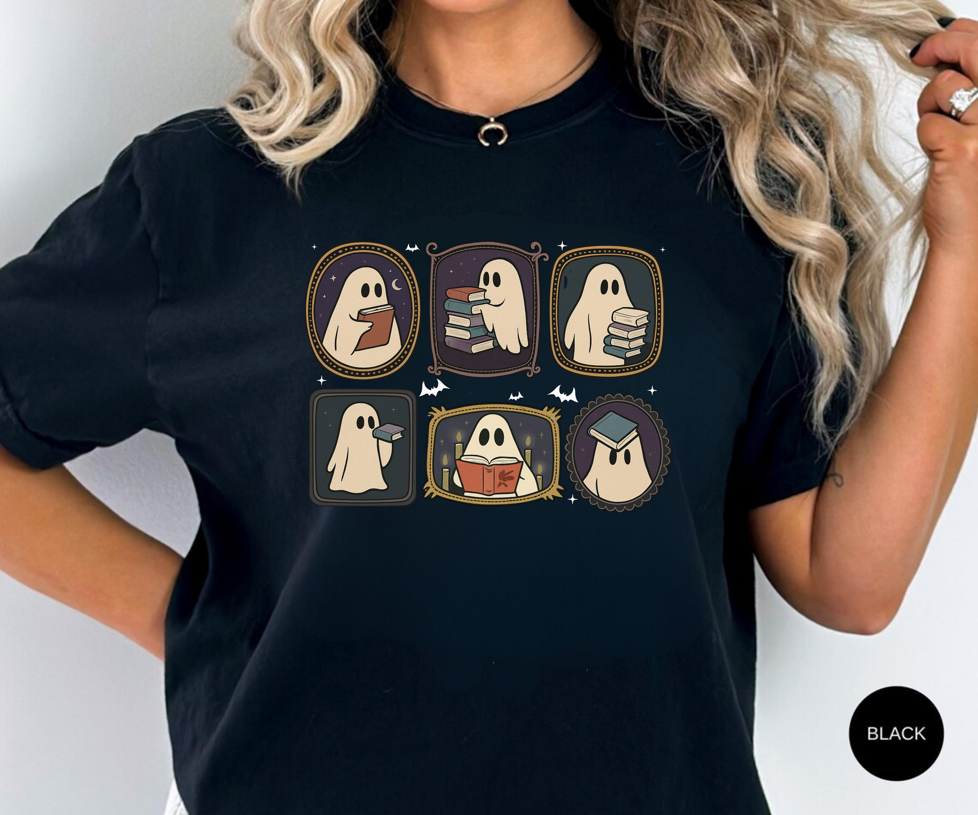 Ghostie Books Collage Tee