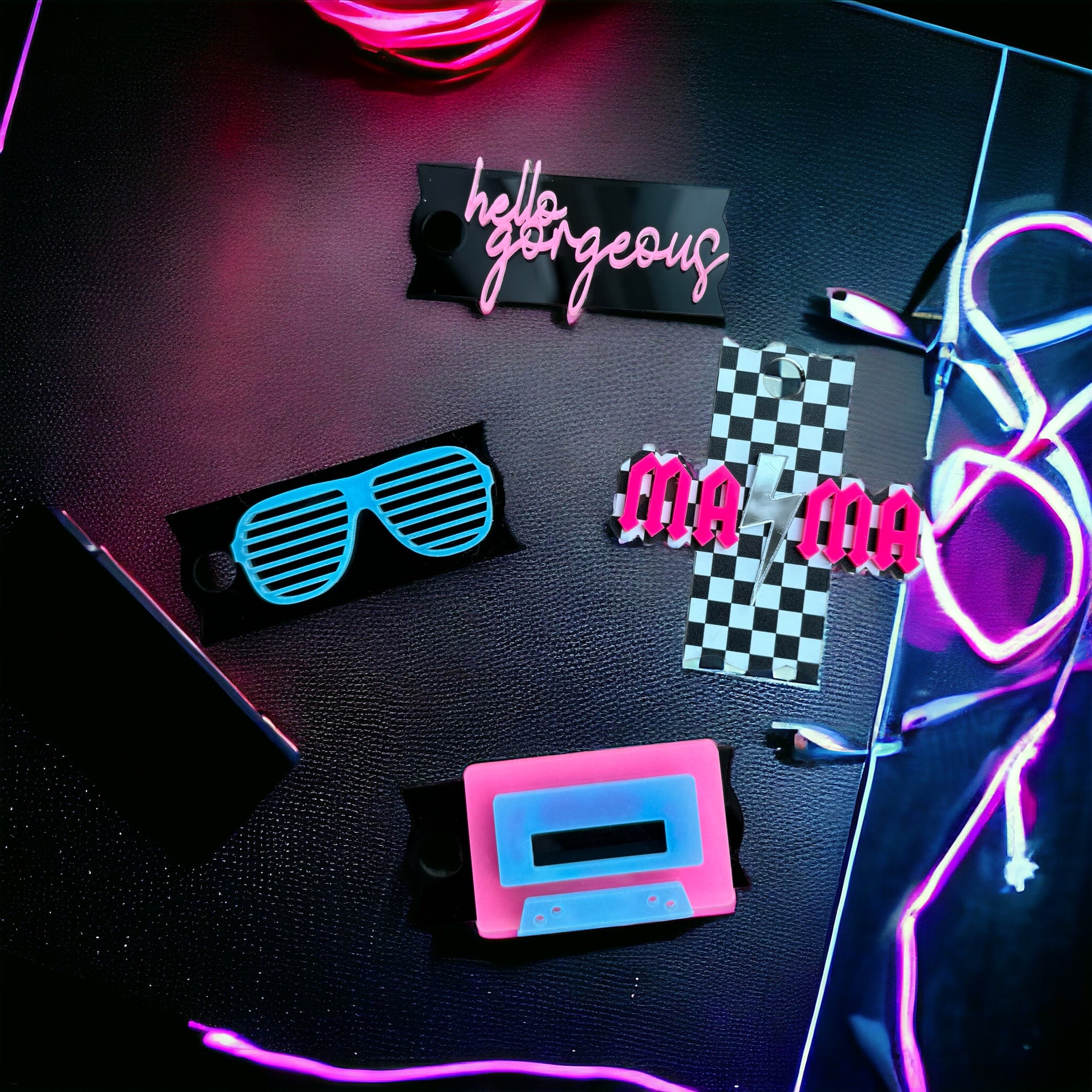 Neon Vibez Toppers