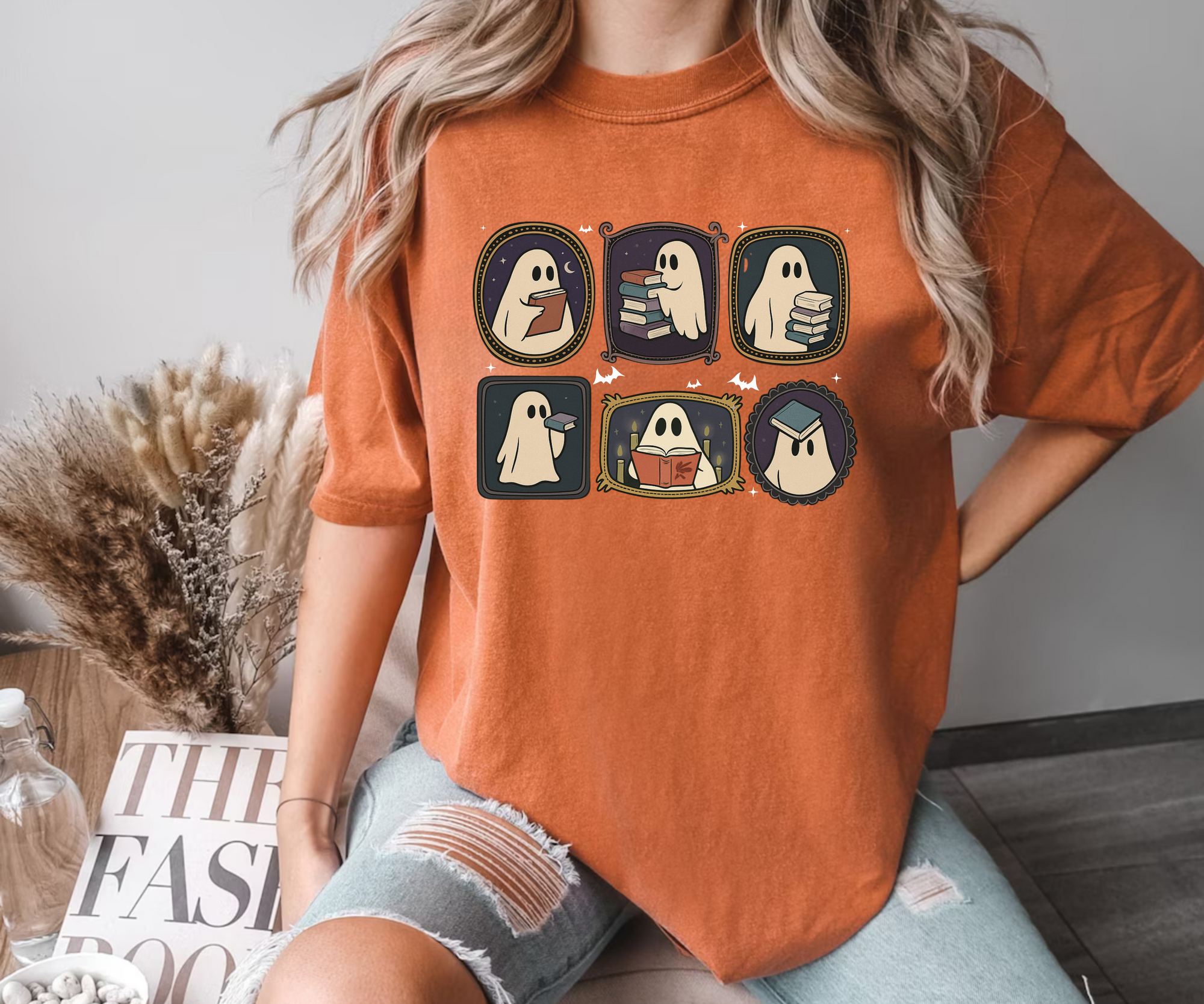 Ghostie Books Collage Tee