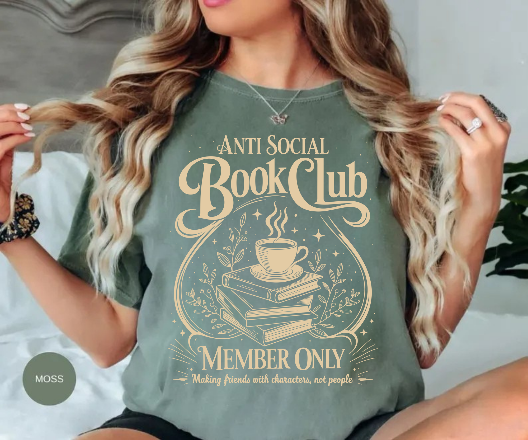 Anti Social Book Club Tee