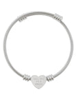 Well the F Aware Heart Cuff Bracelet