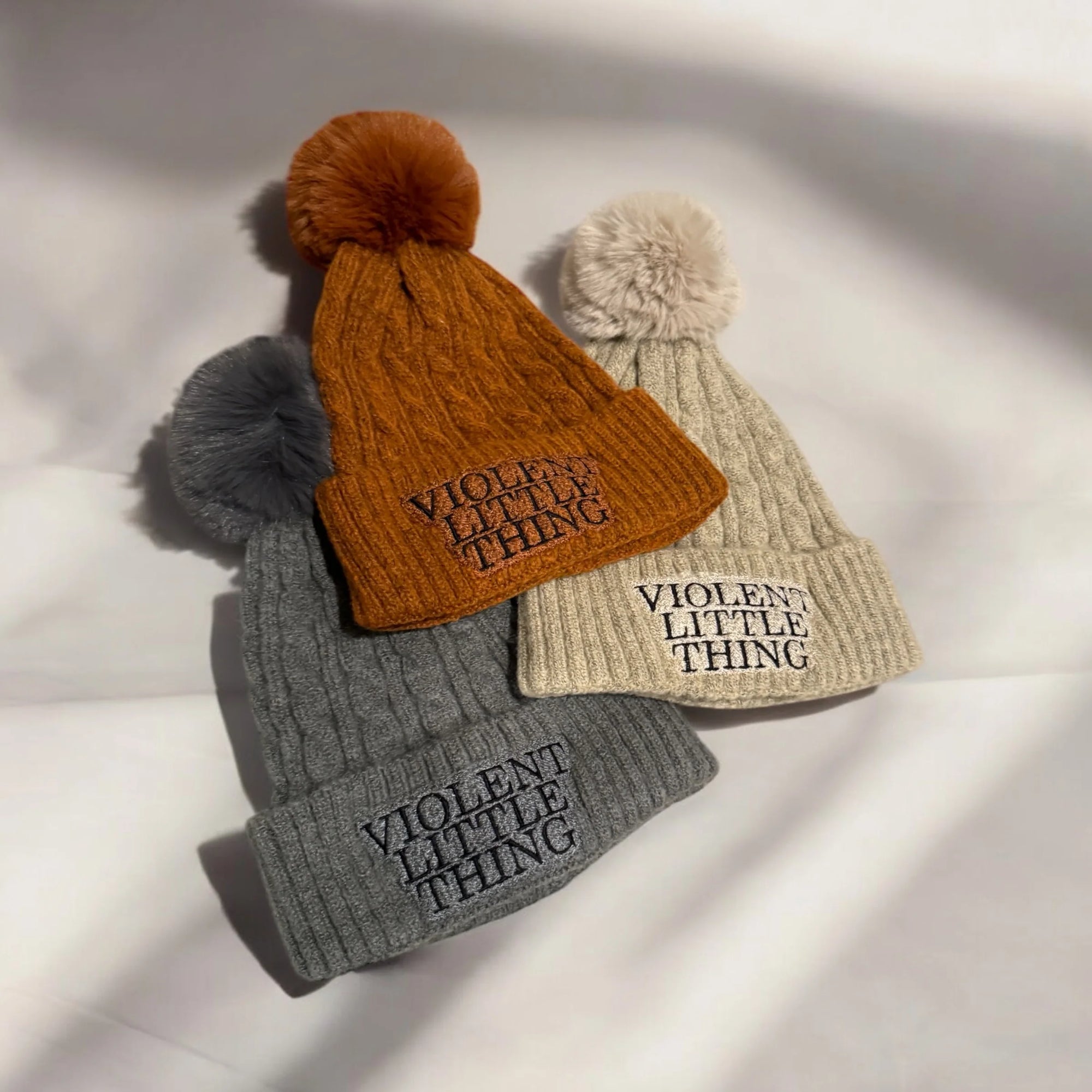 Violent Little Thing Pom Pom Beanie