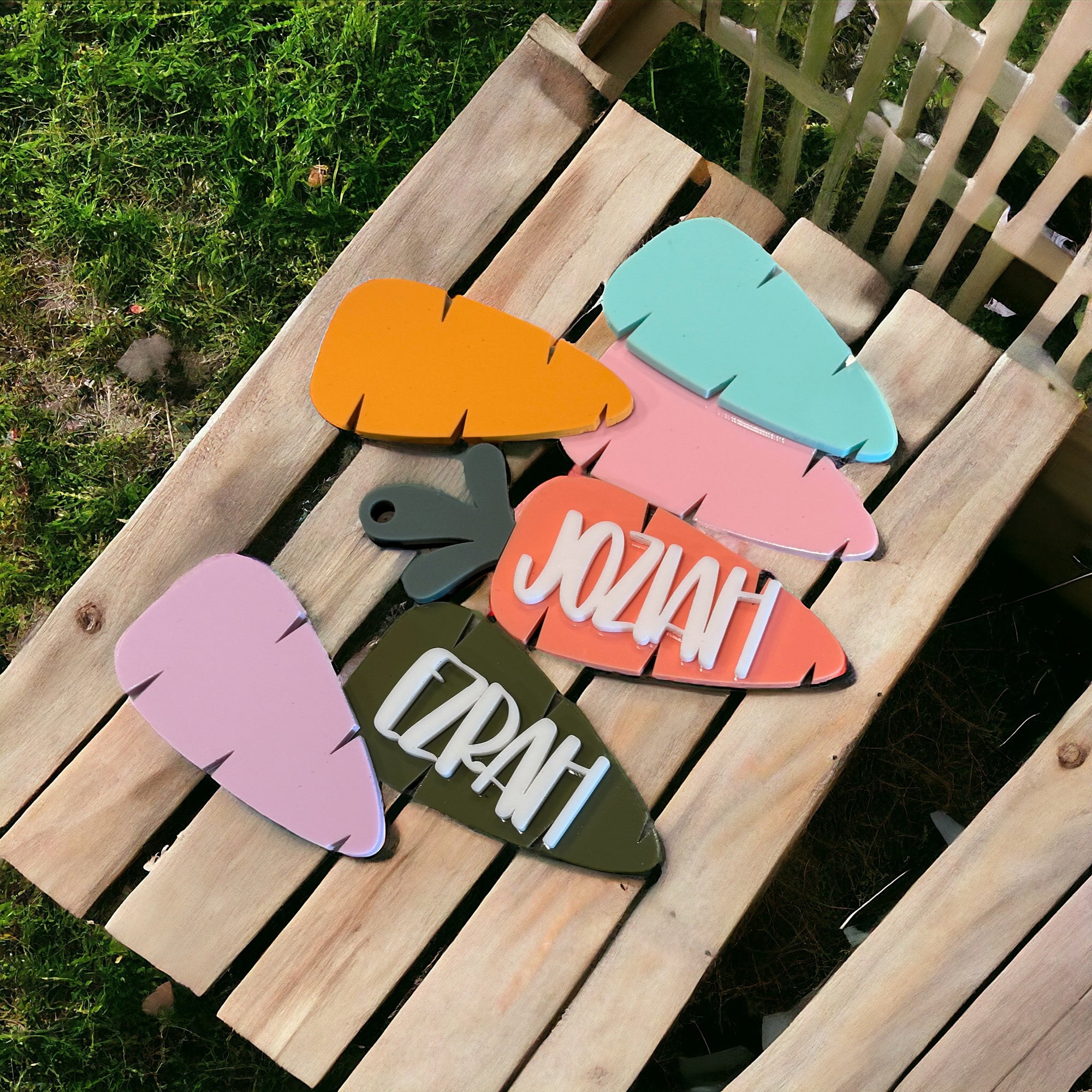 Carrot Easter Tag