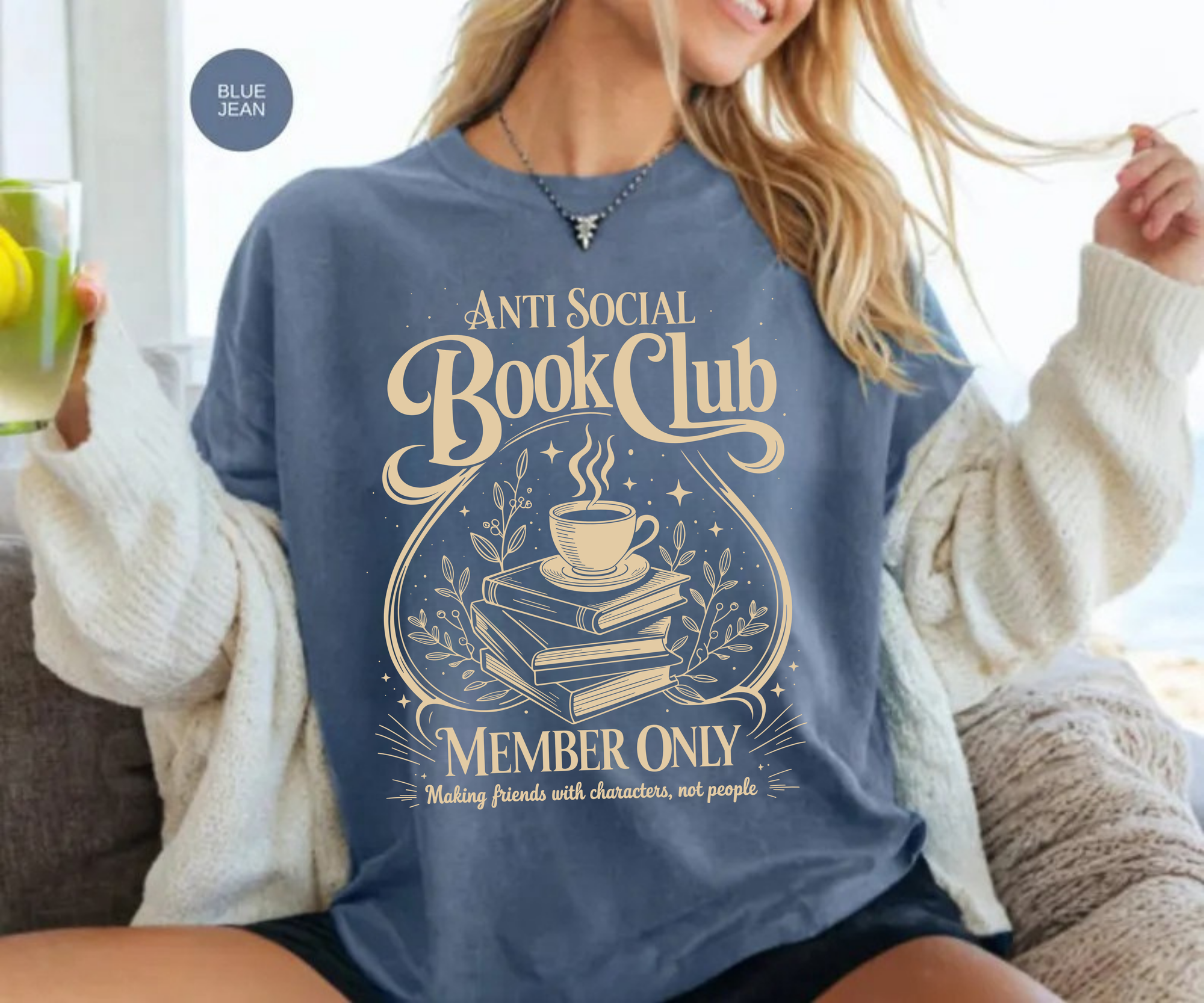 Anti Social Book Club Tee