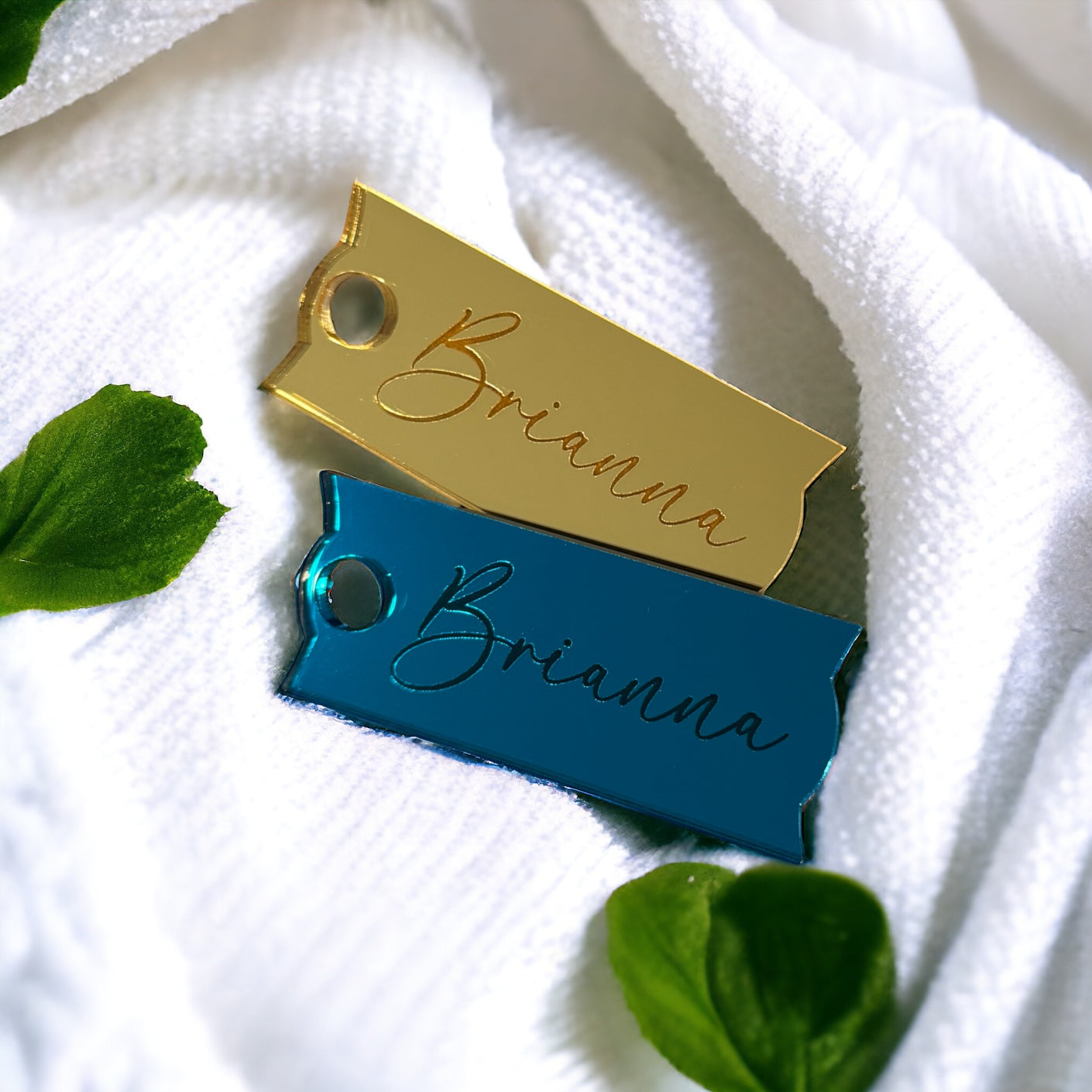 Mirror Name Tumbler Toppers