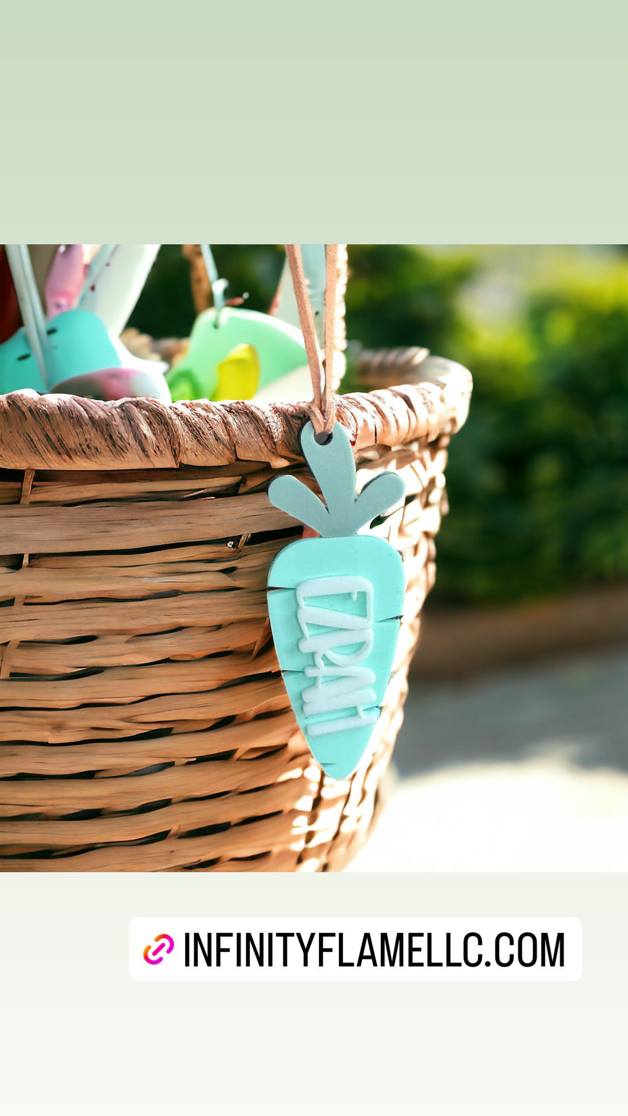 Carrot Easter Tag