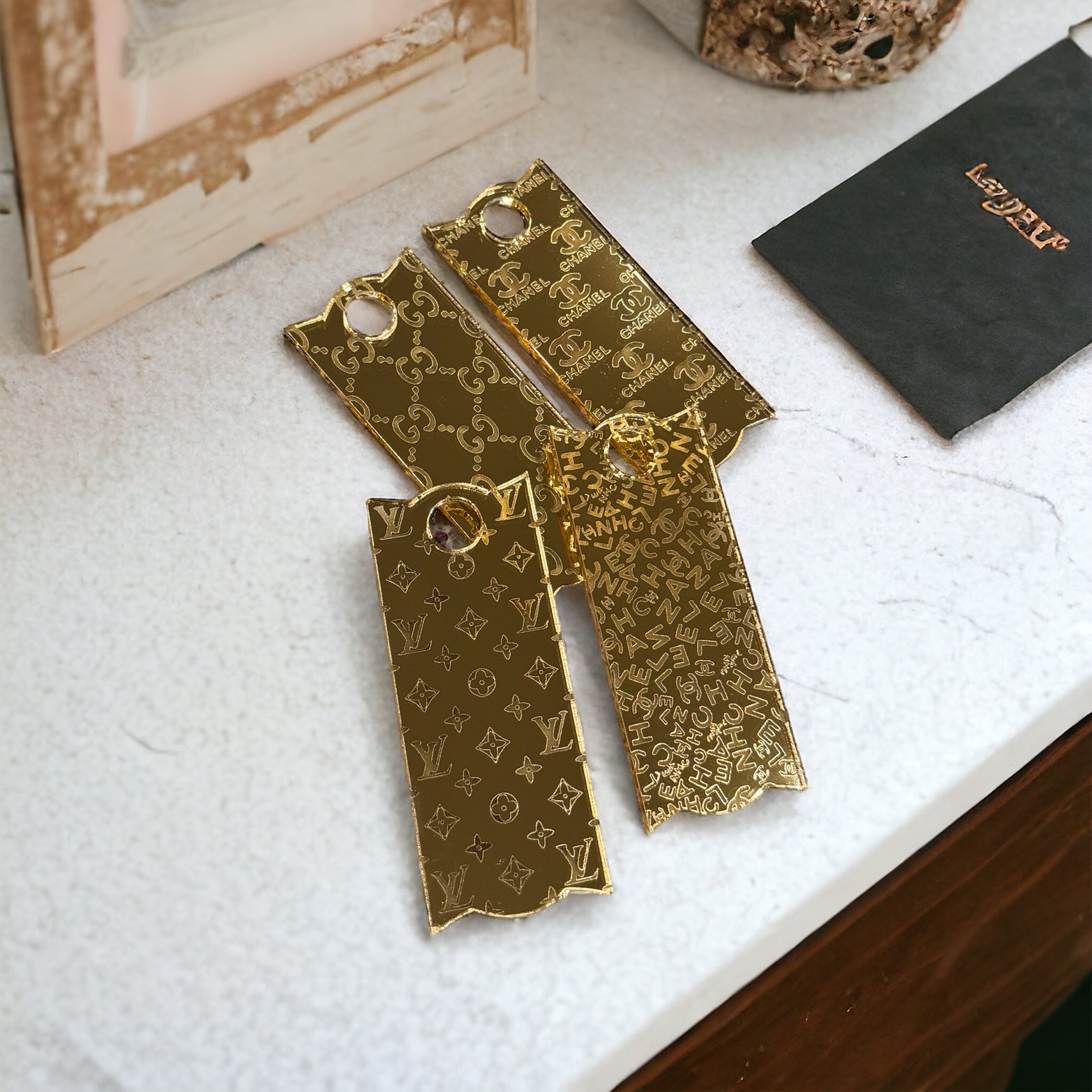 Luxury Mirror Tumbler Toppers