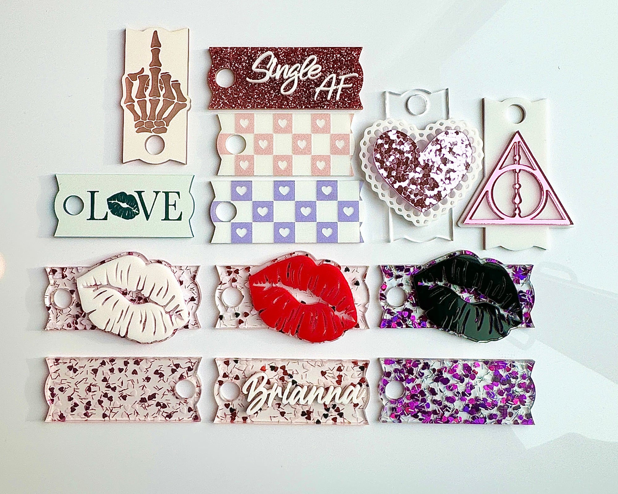 Valentine Tumbler Toppers