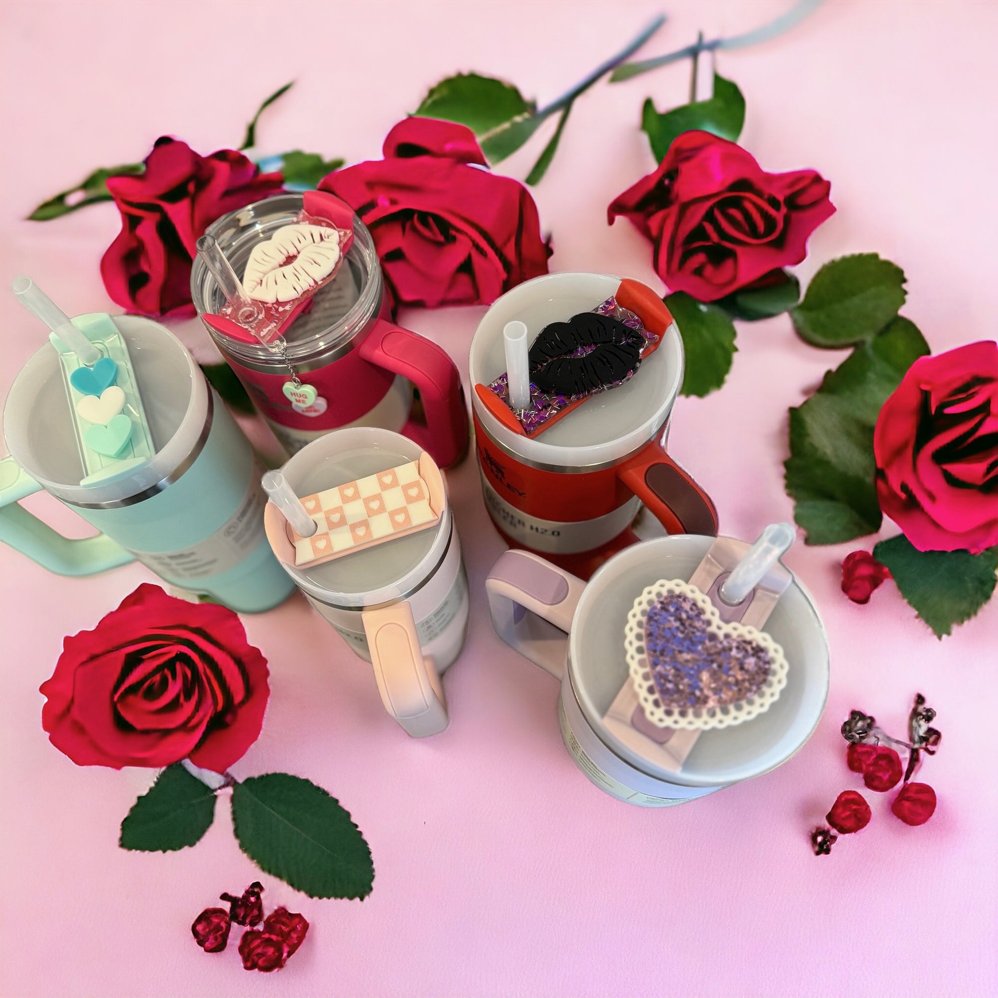 Valentine Tumbler Toppers