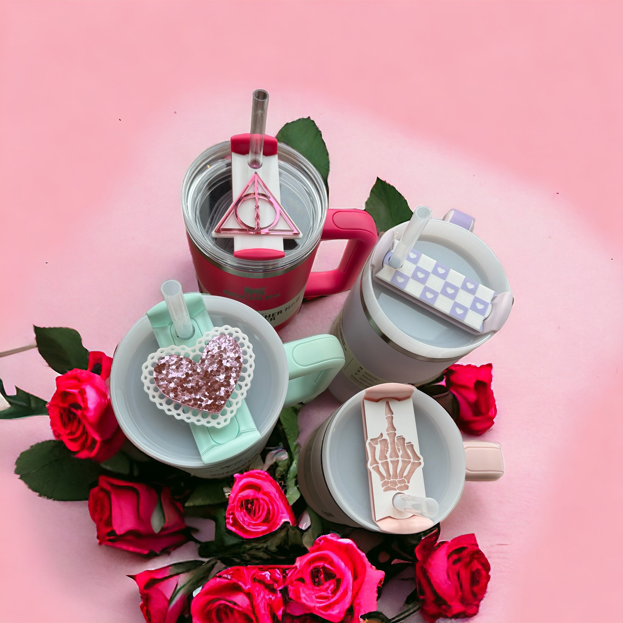 Valentine Tumbler Toppers