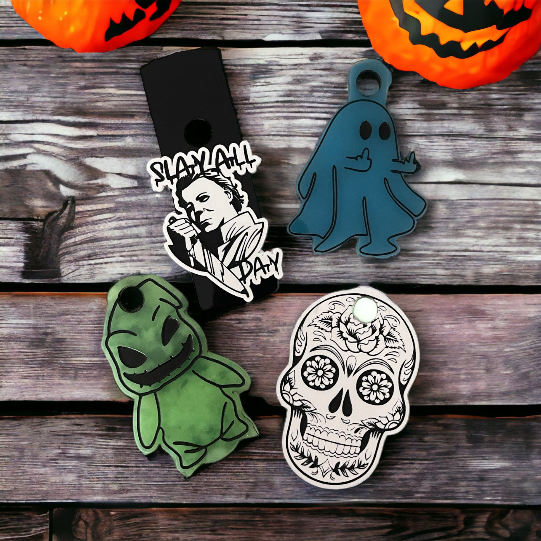 Halloween Tumbler Toppers