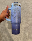 RTS 40oz Custom Dyed Dream is a Wish Chambray Stanley