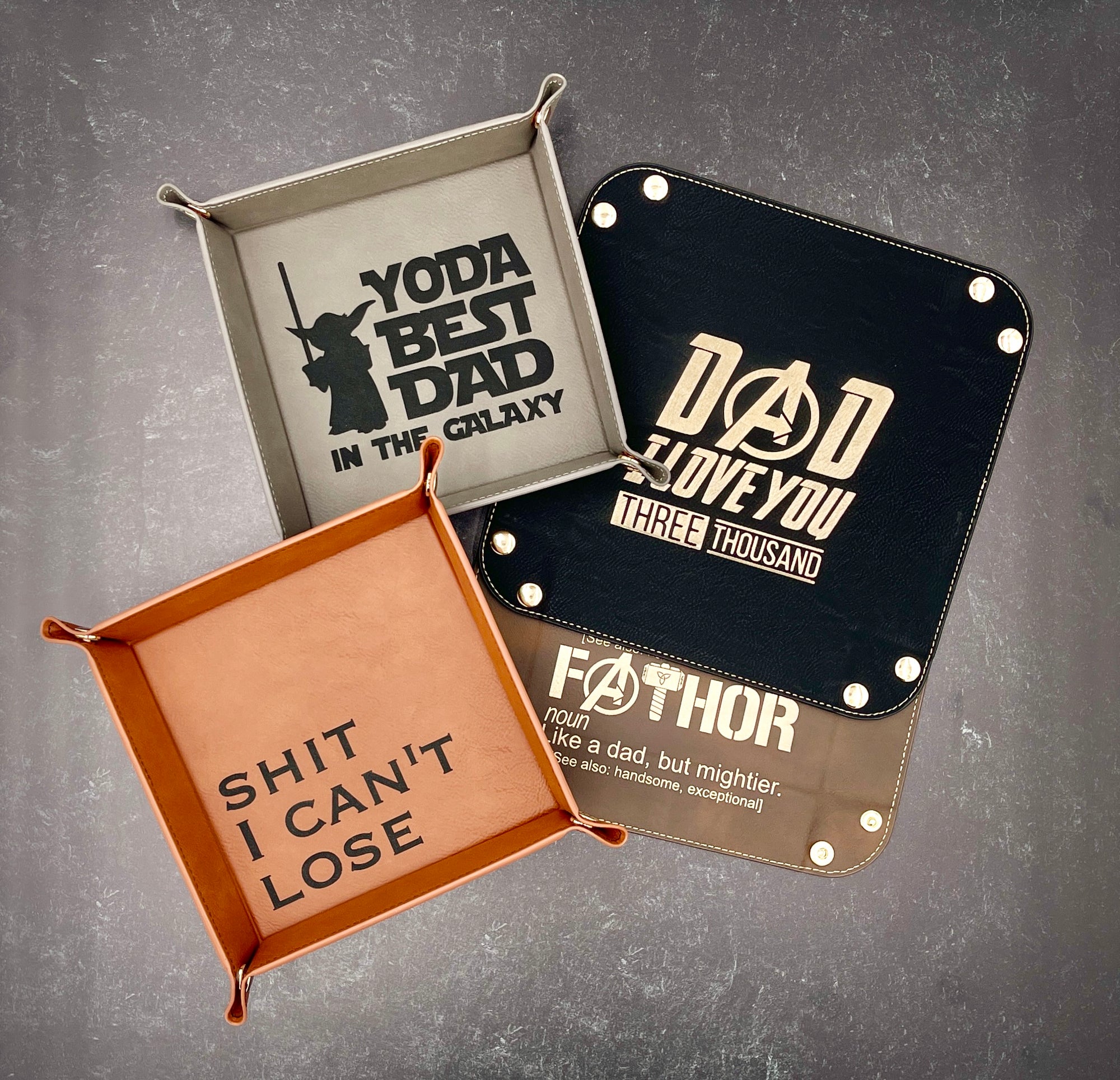 Dad Valet Tray | Father's Day | Side Table Tray