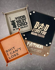 Dad Valet Tray | Father's Day | Side Table Tray