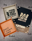 Dad Valet Tray | Father's Day | Side Table Tray
