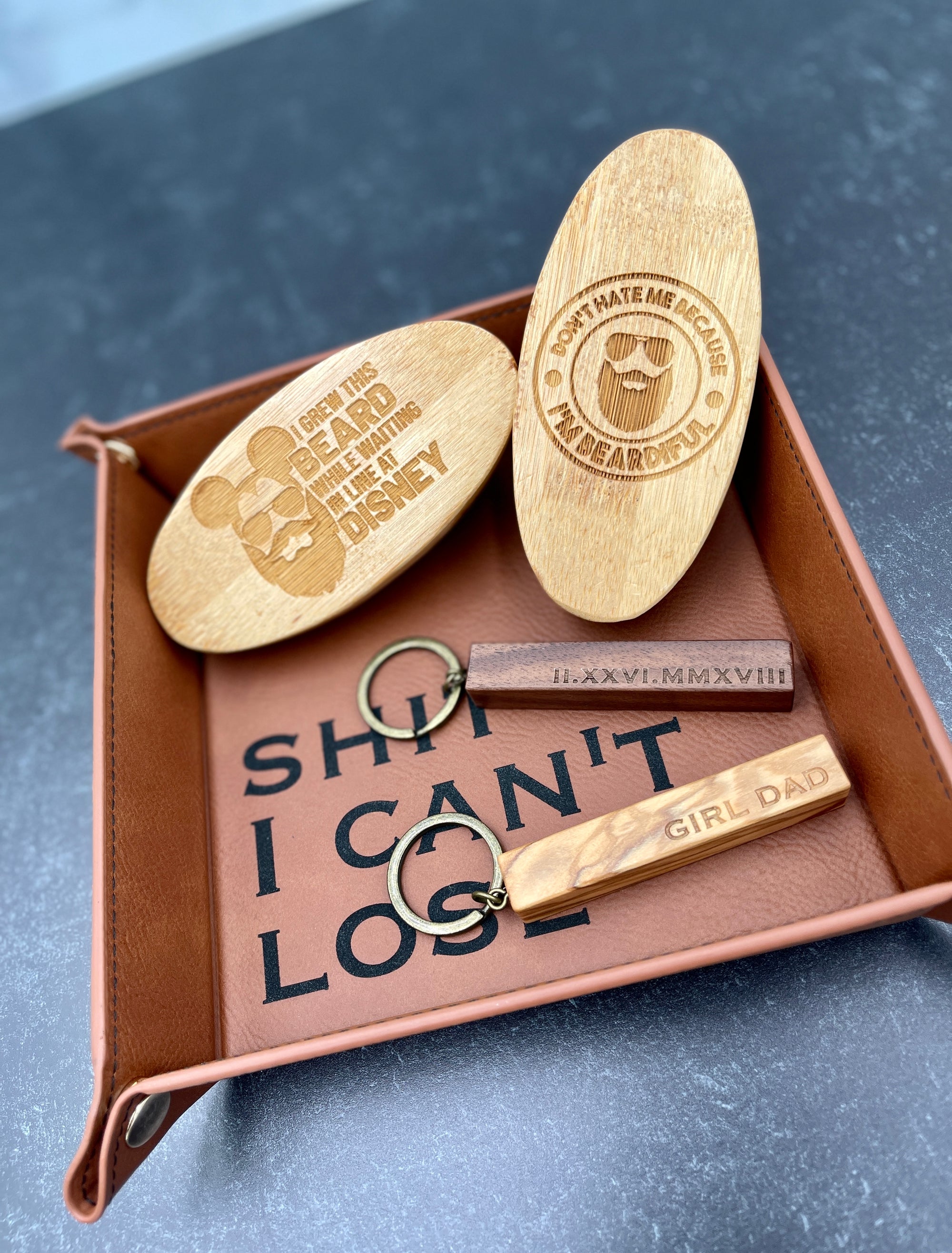 Dad Valet Tray | Father's Day | Side Table Tray