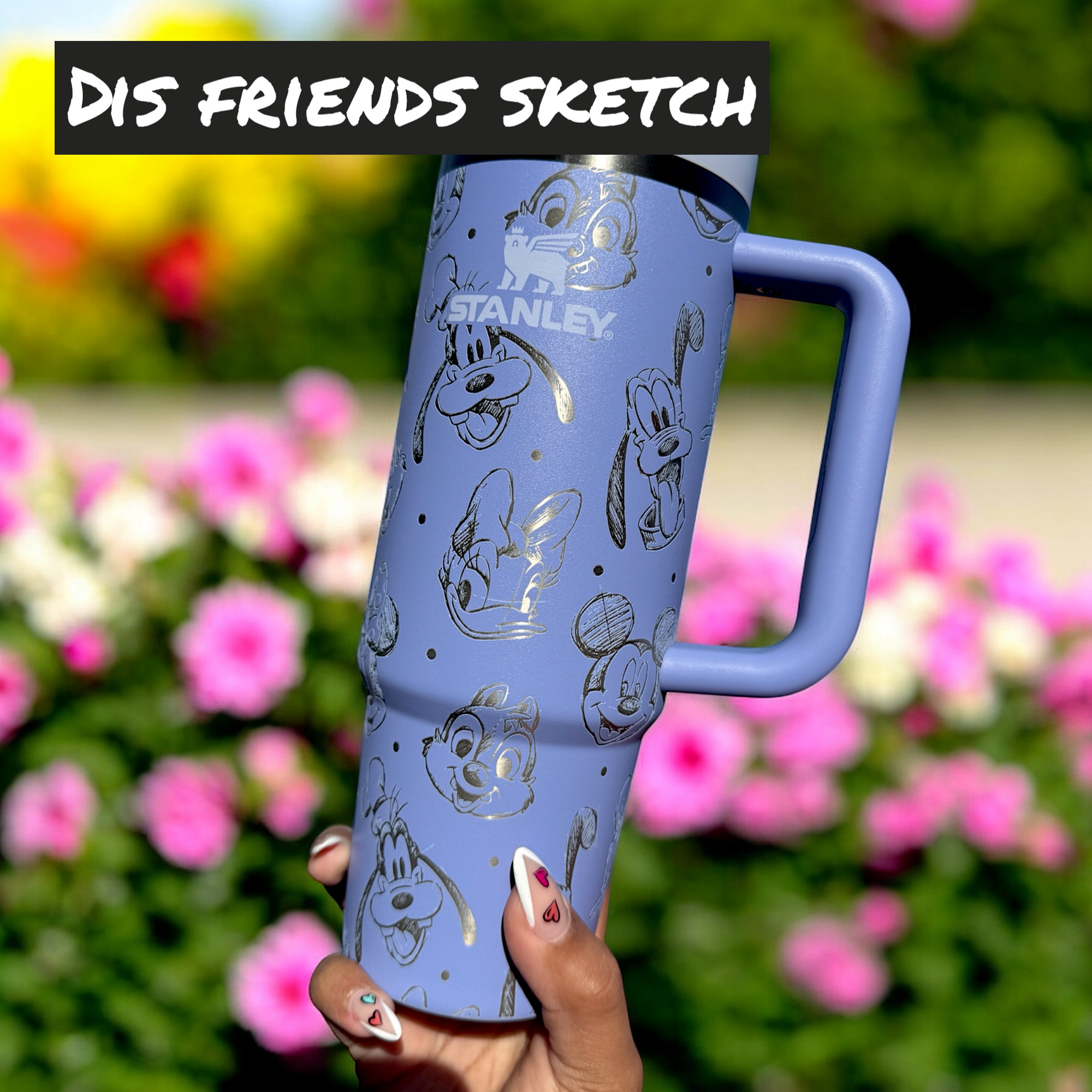 Dis Friends Sketch Tumbler