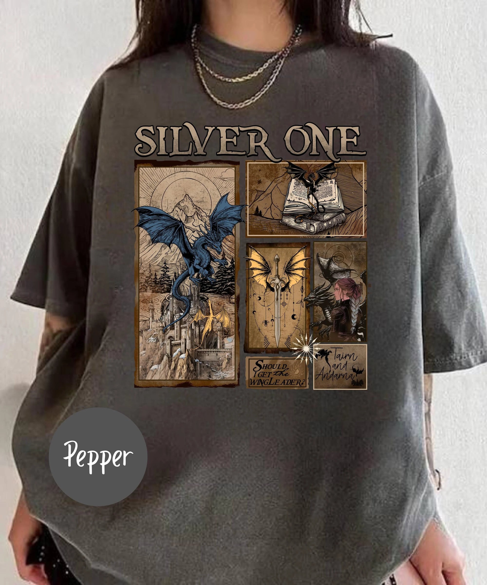 Silver One Tee