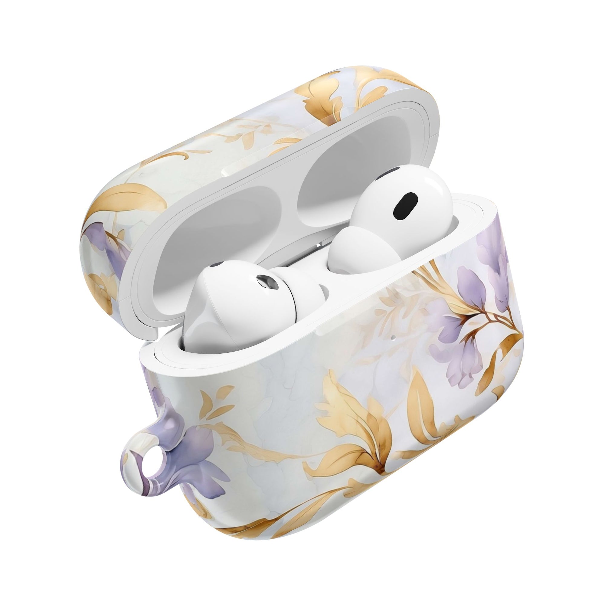 AirPod Case — Purple Floral Regency
