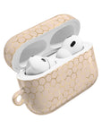 AirPod Case — Golden Honeycomb