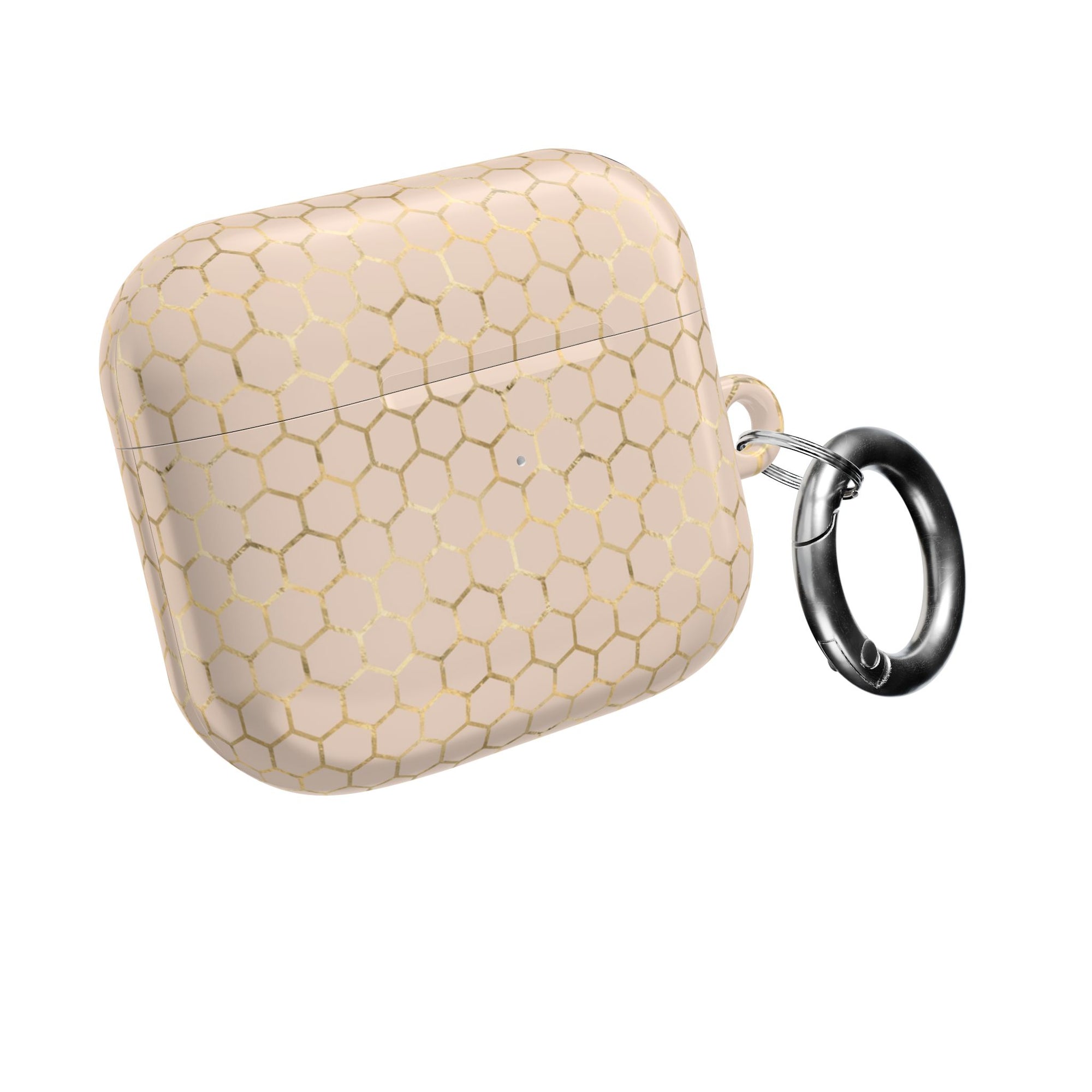 AirPod Case — Golden Honeycomb