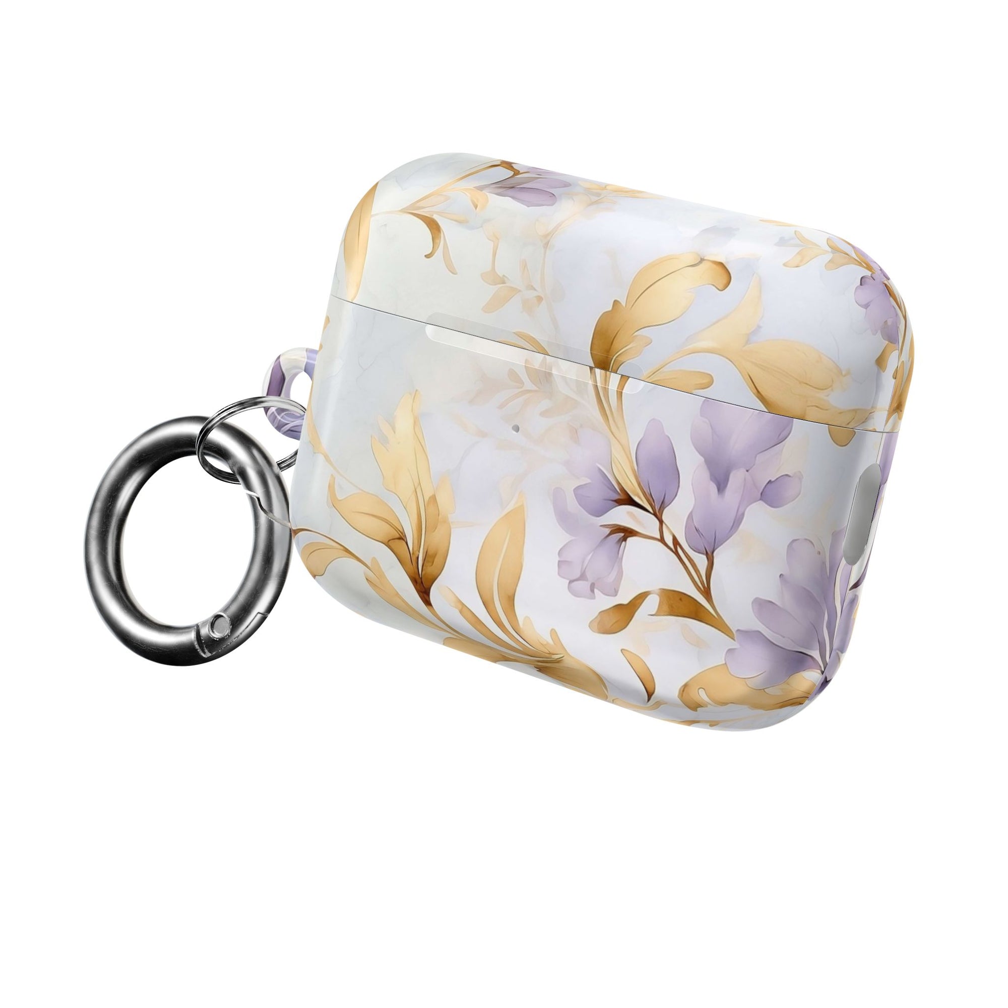 AirPod Case — Purple Floral Regency