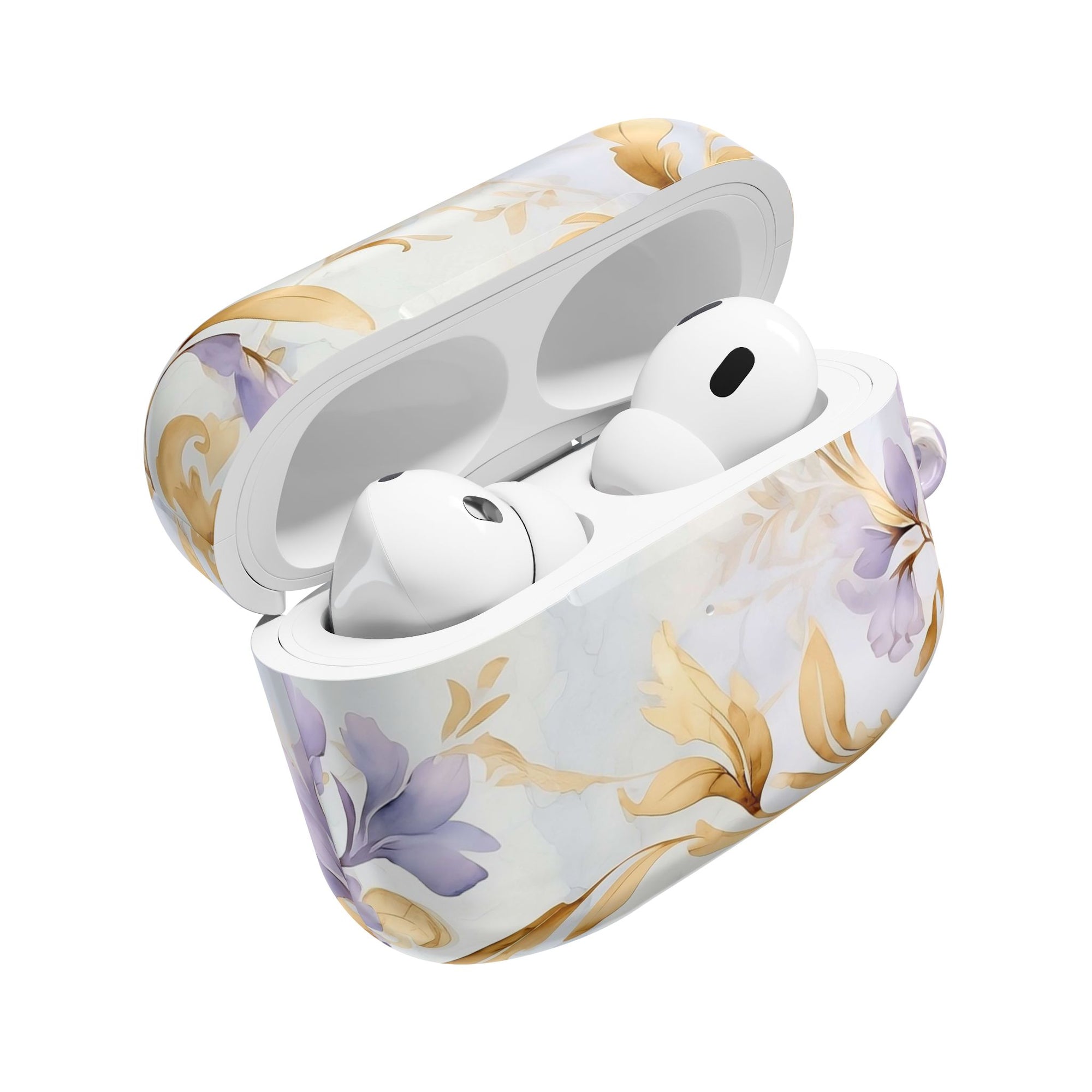 AirPod Case — Purple Floral Regency