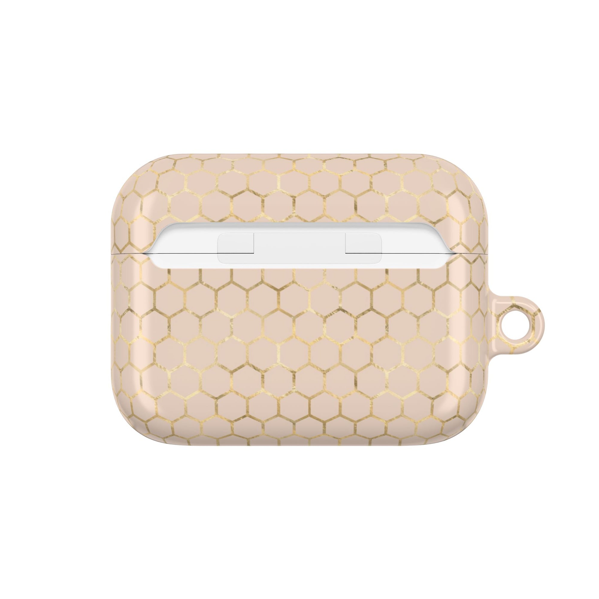 AirPod Case — Golden Honeycomb