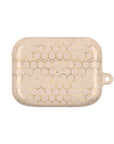 AirPod Case — Golden Honeycomb