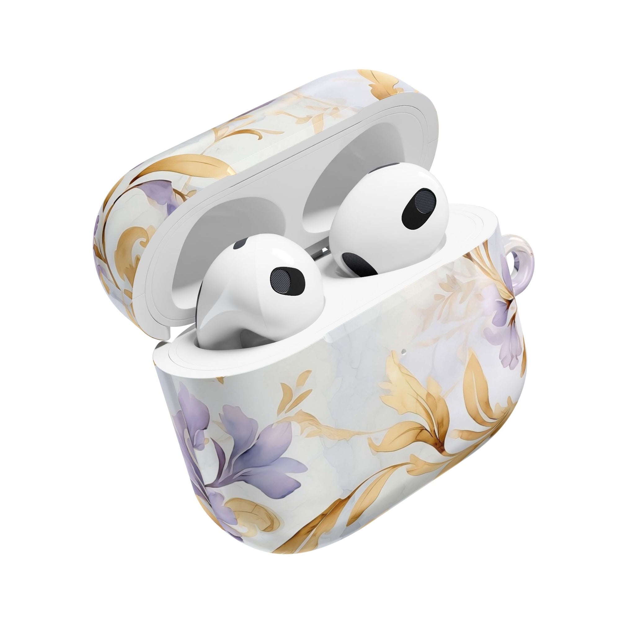 AirPod Case — Purple Floral Regency