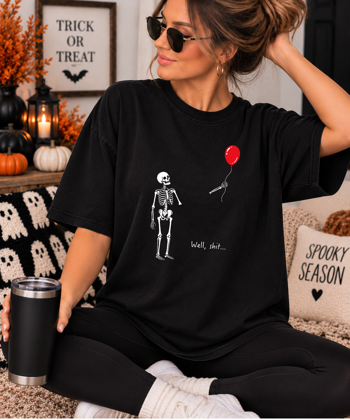 Well Shit Skeleton Tee
