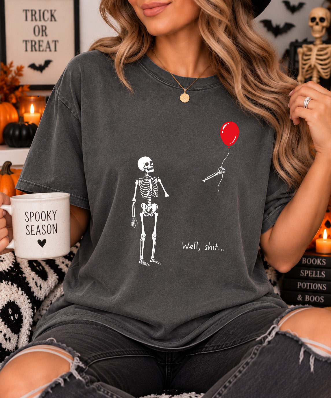 Well Shit Skeleton Tee