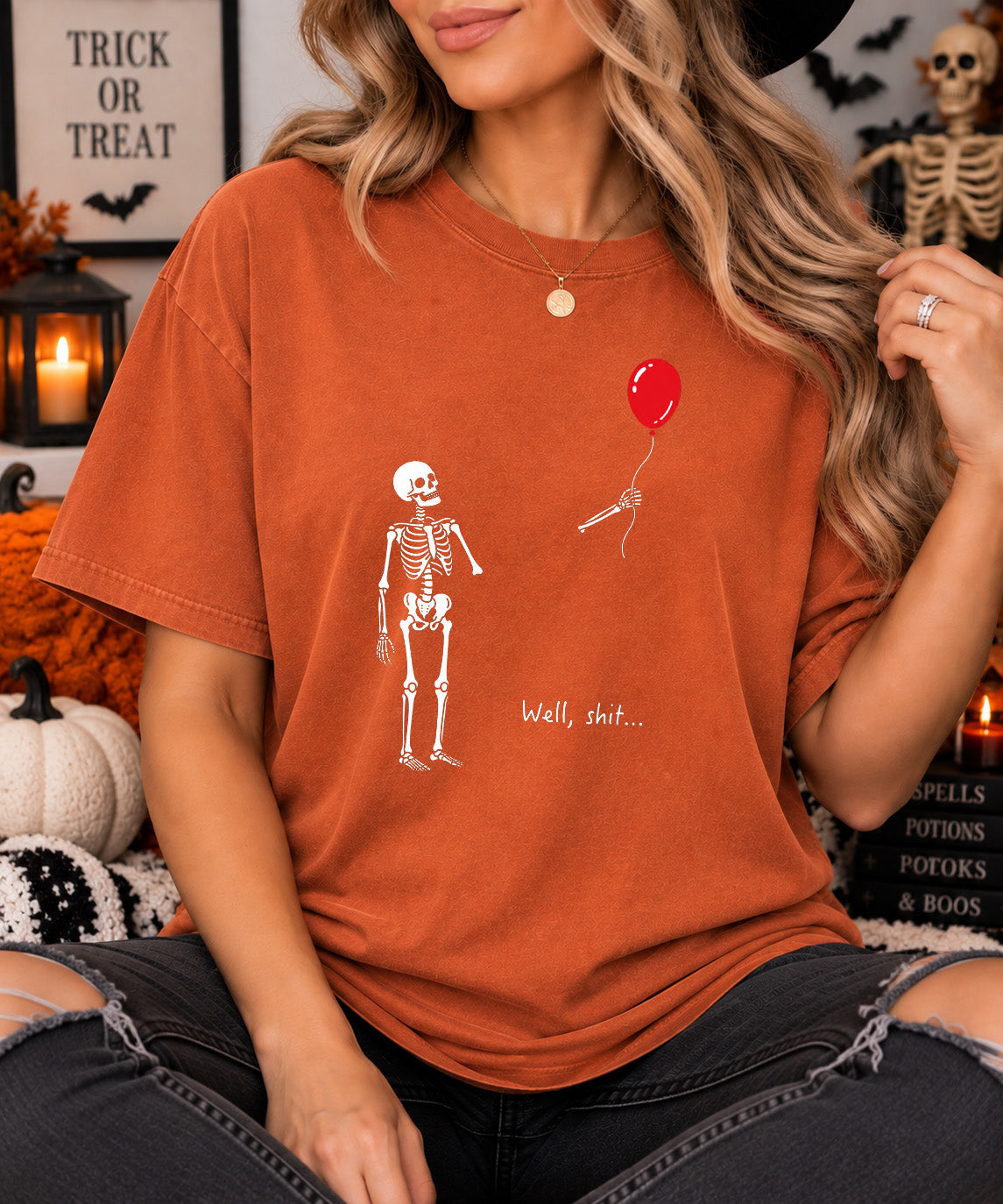 Well Shit Skeleton Tee