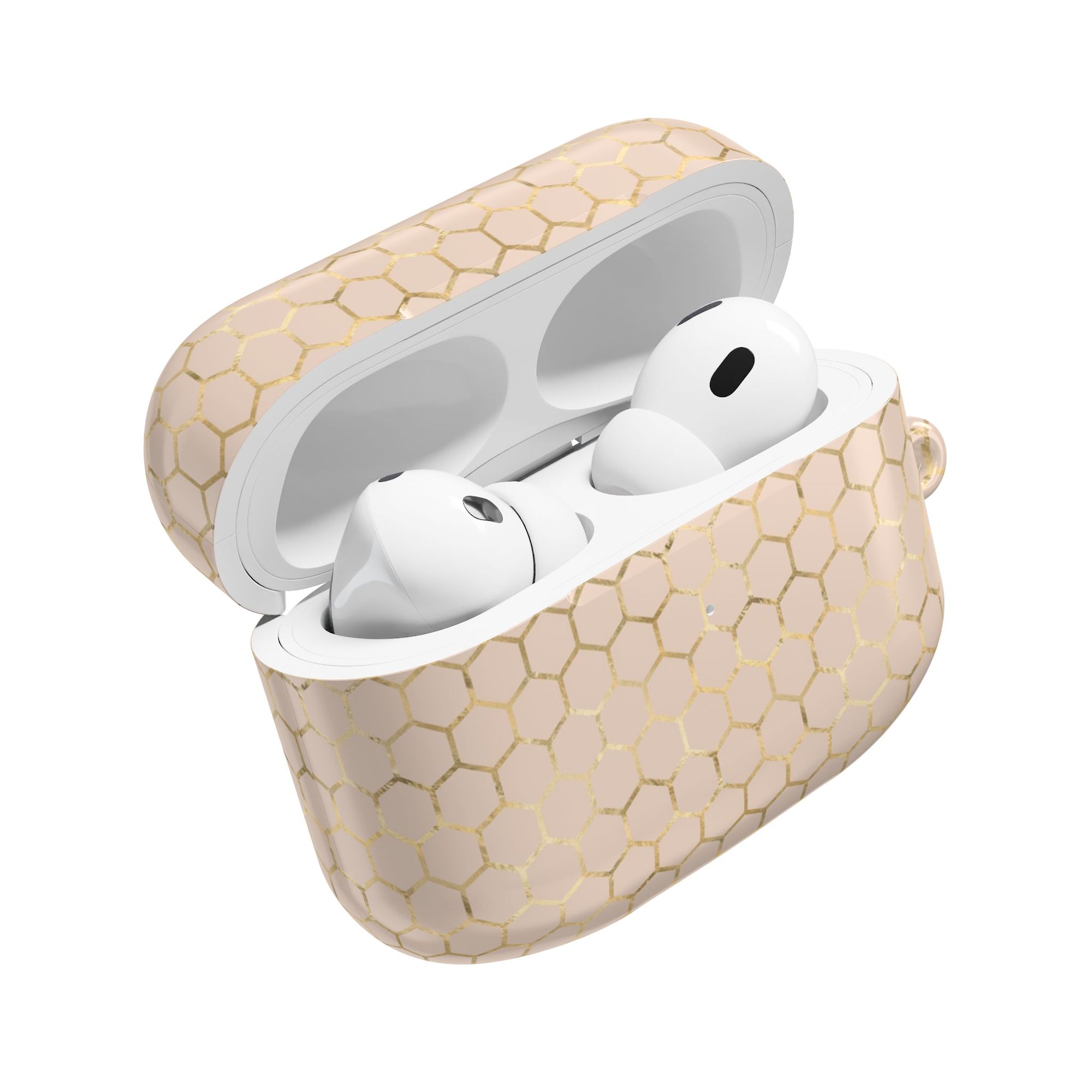 AirPod Case — Golden Honeycomb