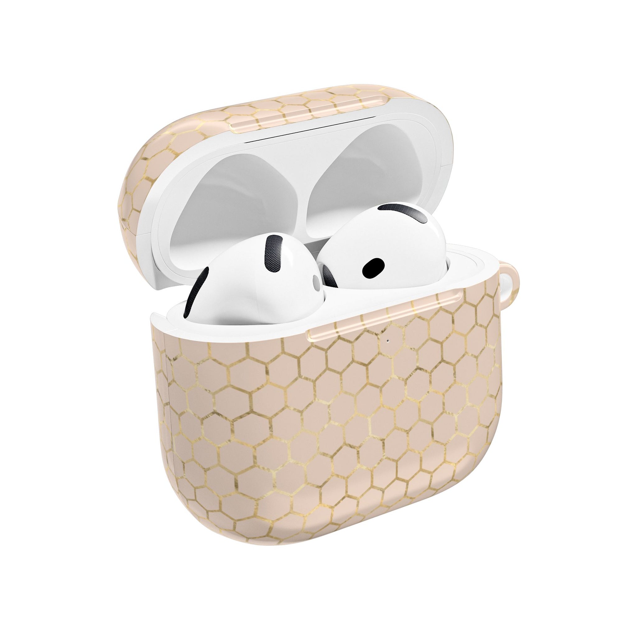 AirPod Case — Golden Honeycomb