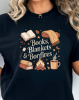 Books Blankets Bonfires Tee