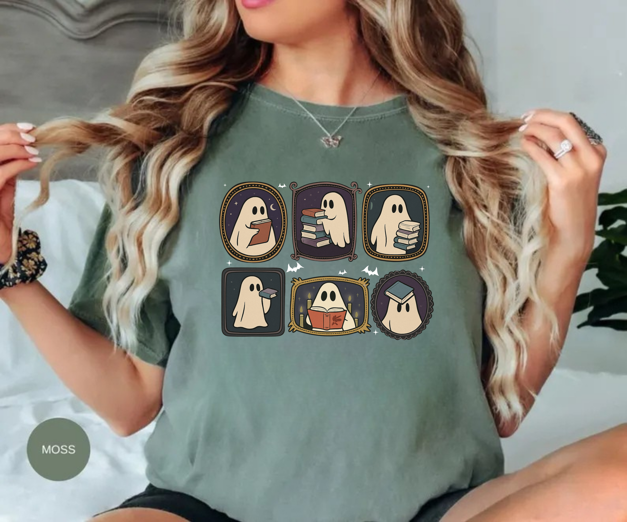 Ghostie Books Collage Tee
